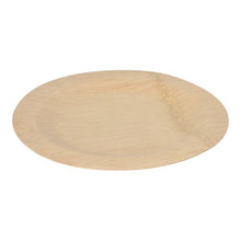 The PAPSTAR 10 plates, bamboo "pure" round from PAPSTAR GmbH is a sustainable, biodegradable disposable plate made of bamboo and presented on a white background.