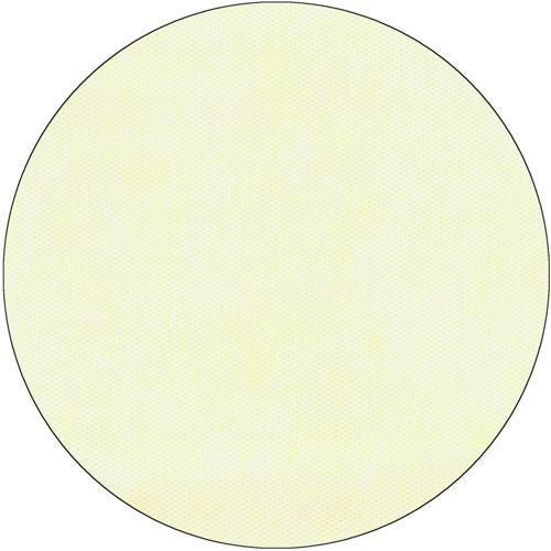 A simple, cream-colored round disc with a thin black contour, similar to the Starpak tablecloth 'soft selection' made of fabric-like fleece in cream (40 m x 1.18 m), presented against a white background.