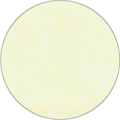 A simple, cream-colored round disc with a thin black contour, similar to the Starpak tablecloth 'soft selection' made of fabric-like fleece in cream (40 m x 1.18 m), presented against a white background.
