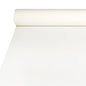 The Starpak tablecloth made of Airlaid (20m x 1.2m) in white offers a fabric-like appearance, is durable and easy to care for; The roll start is at the top edge of the image.