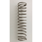 A single Dr. Schnell spring for dispenser V10 (1 piece) from DR.SCHNELL GmbH & Co. KGaA is depicted vertically against a white background; the steel coil spring has evenly distributed coils and fits dosing systems wall dispensers and accessories.