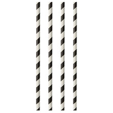 Four PAPSTAR 100 straws, paper Ø 6 mm by PAPSTAR GmbH are arranged vertically in a row against a plain white background.