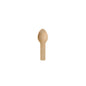 The PAPSTAR wooden spoon "pure" 7.6 cm from PAPSTAR GmbH is an eco-friendly wooden spoon for finger food - ideal for sustainable events; available as 100 pieces cardboard tray.