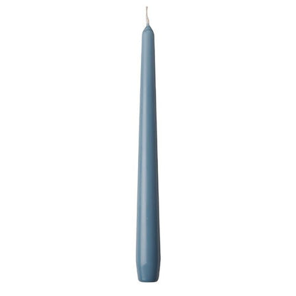 A single blue taper candle with an unlit wick stands upright against a plain white background - ideal for pairing with Starpak 50 taper candles Ø 2.2 cm - 25 cm.