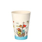 The PAPSTAR cardboard drinking cups (0.2 L, Ø 7 cm, 9.7 cm) from PAPSTAR GmbH feature colorful cartoon sea creatures as pirates on a ship – perfect for parties with maritime illustration.