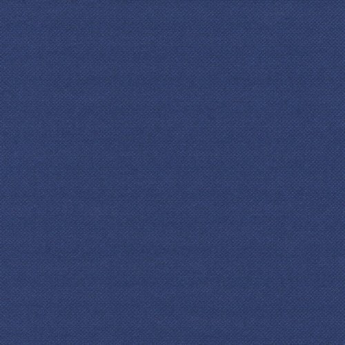 A close-up of the PAPSTAR 100 napkins "ROYAL Collection" 1/4-fold 40x40 cm from PAPSTAR GmbH highlights the solid blue, finely woven fabric without patterns or additional colors, emphasizing its high-quality material.