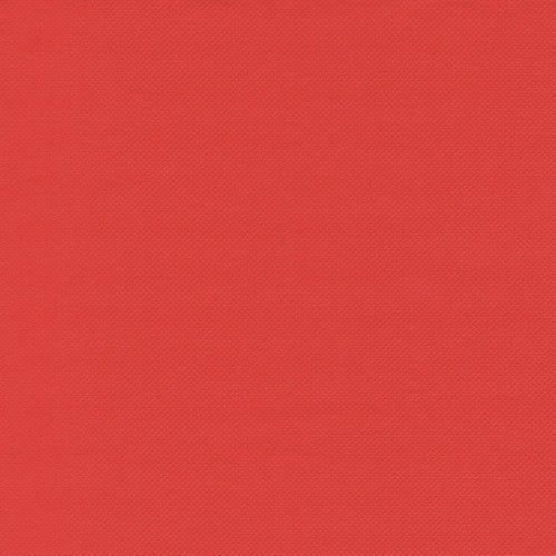 A close-up of a smooth, solid red surface, likely PAPSTAR 100 napkins "ROYAL Collection" 1/4-fold (40 x 40 cm) from PAPSTAR GmbH, with even lighting and no visible patterns, emphasizing the high-quality material.