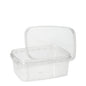 The Starpak 50 delicatessen cup is a rectangular, transparent PP container with an originality lid from Starpak - perfect for keeping food fresh and safe.