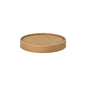 The Starpak 25 lid for soup cups is a round, brown paper lid with a flat top and raised edges - ideal as a secure lid for your Starpak soup cup.