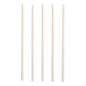 Five PAPSTAR shake straws made of paper (Ø 8 mm, 25 cm) from PAPSTAR GmbH are arranged vertically on a white background, offering a sustainable alternative to conventional straws.