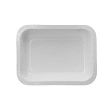The Starpak 260 sealing trays are rectangular, white disposable plates (530 ml, 3.7 x 13.7 x 18.1 cm), ideal as a hygienic food packaging solution for the catering industry – delivered in a box of 260 pieces.
