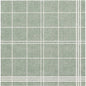 The PAPSTAR 20 napkins "ROYAL Collection" (40x40 cm, 1/4-fold) of PAPSTAR GmbH have a textured green design with white grid lines and a double grid effect at the bottom right, perfect for elegant table decorations.