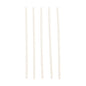 Five PAPSTAR 100 paper straws (Ø 6 mm) by PAPSTAR GmbH are arranged vertically in a row on a plain white background.
