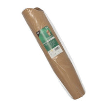 A roll of 50 PAPSTAR Wrap Cups, brown cardboard by PAPSTAR GmbH, ideal for eco-friendly wrap cups at parties and events, partially wrapped in clear plastic with a green-white info label on the front.