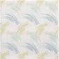 A square tile with pastel arches in light blue, green, and beige on white - this is the elegance of the PAPSTAR 50 napkins "ROYAL Collection" 1/4 fold 40 x 40 cm blue from PAPSTAR GmbH.