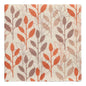 A square PAPSTAR paper napkin (20 pieces, 33x33 cm, 3-ply, 1/4-fold) in red from PAPSTAR GmbH.