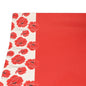 The PAPSTAR paper tablecloth (3 m x 1.2 m) from PAPSTAR GmbH impresses in red with a white border and red poppies – ideal as a disposable tablecloth for special occasions.