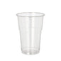 The Starpak 50 R-PET clear drinking cup, an eco-friendly clear cup from Starpak with a slightly conical shape, is depicted against a plain white background.