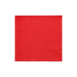 A single PAPSTAR napkin 1/4-fold, 24x24 cm red napkin from the "DAILY Collection" (20 pieces) of PAPSTAR GmbH lies flat on a white surface.