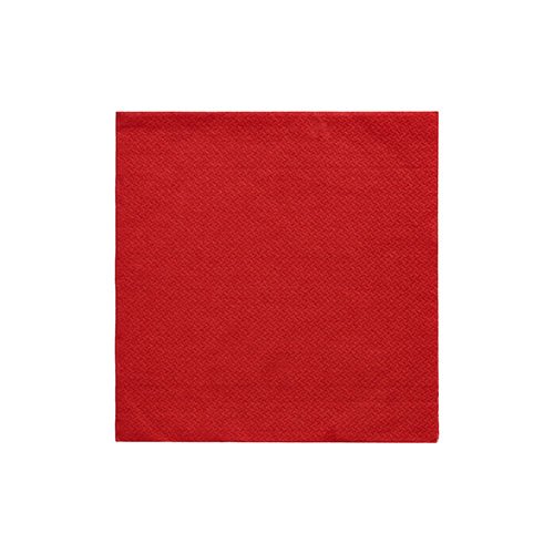 A single PAPSTAR GmbH napkin 1/4 fold, 24x24 cm burgundy from the "DAILY Collection" (20 pieces), is presented against a white background. The square napkin has a subtle, textured pattern.