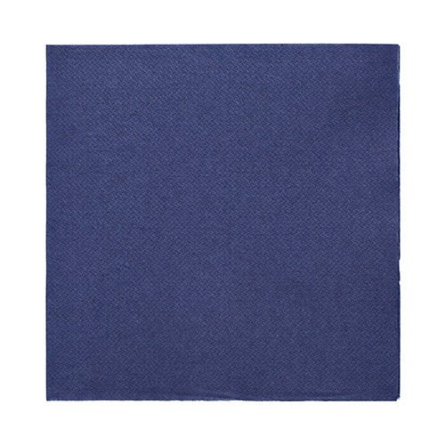A single, neatly folded 50 Napkins “DAILY Collection” 1/4 fold napkin (32 x 32 cm) by PAPSTAR GmbH in dark blue is centered on a plain white background.