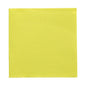 Depicted is a 50 napkins "DAILY Collection" 1/4-fold napkin (32x32 cm, yellow, square) from PAPSTAR GmbH on a white background.