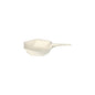 The PAPSTAR 50 Finger Food Bowls "pure" Hexagon made of white sugarcane from PAPSTAR GmbH are eco-friendly, hexagonal with a side handle and are presented against a white background.