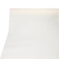 A roll of PAPSTAR tablecloth, fabric-like, PV-Tissue Mix "ROYAL Collection" (20 m x 1.18 m) from PAPSTAR GmbH is smoothly rolled out on a white surface and has a solid white background below.