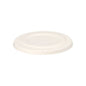 The PAPSTAR 50 lid for soup cups made of sugarcane "pure" white by PAPSTAR GmbH is an environmentally friendly, round lid - ideally suited for the brand's soup cups.