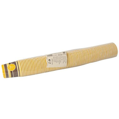 A pack of 80 Starpak drinking cups "To Go" (0.1 l, Ø 6 cm) made from environmentally friendly cardboard, packaged in transparent foil with product info and brand label.