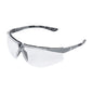 NITRAS VISION PROTECT PREMIUM, temple glasses, transparent / gray, ISO 16321-1 plastic | Pack (12 pieces)
