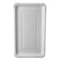 The PAPSTAR 250 plate, cardboard "pure" square white from PAPSTAR GmbH is made of white virgin fiber board with raised edges and slightly indented corners - a sustainable alternative to conventional paper plates.