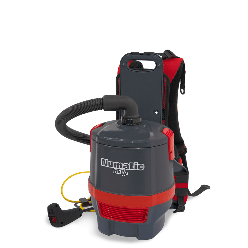 Numatic backpack vacuum cleaner RSV150H Hepa, graphite, including accessory set AAT30E, 32 mm | Pack (1 piece)