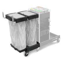 Numatic waste unit extension set 240 liters for SM-4, powder-coated, black (Reflo) | Pack (1 piece)