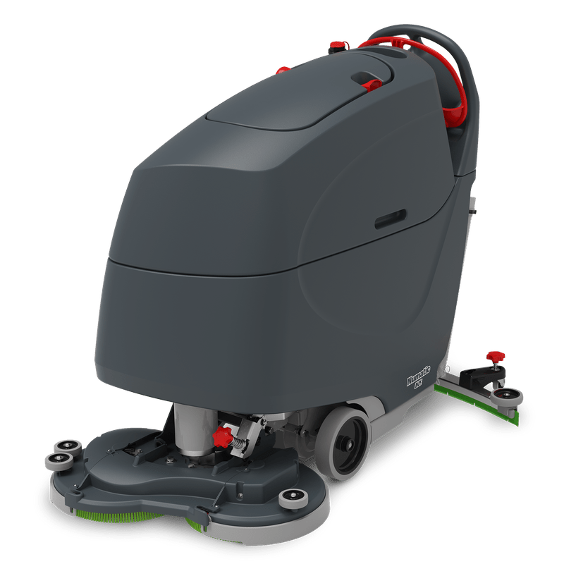 Numatic battery scrubber dryer TBL8572 incl. integrated charger + 2 TenTec brushes red 606303 (UN3481) WITHOUT A | Pack (1 piece)