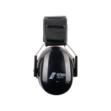 NITRAS MUTE DEFENDER PRO, earmuffs, black / red, EN 352-1 plastic | Pack (1 piece)