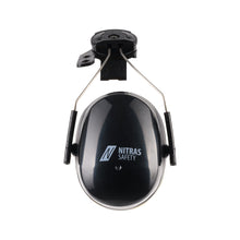 NITRAS MUTE DEFENDER PRO, earmuffs, black / yellow, EN 352-3 plastic | Pack (1 piece)