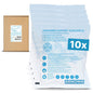 Ten ARNOMED INSTANT COLD COMPRESSES by ARNOWA GmbH are shown in a clear package in front of a box. The packages labeled in Germany with the blue ARNOMED logo offer ready-to-use cold therapy.