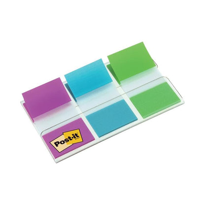 The Post-it® Index Tabs from 3M Deutschland GmbH (25.4 x 43.2 mm, 60 pieces) offers colored tabs in a practical dispenser for clear document organization and quick marking.