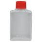 The soy container from Abena Re-Seller GmbH is a clear, rectangular plastic container with a red screw cap on a white background. It is ideal for environmentally friendly storage of soybeans and features a small embossed marking near the bottom.