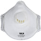 A white Abena Re-Seller GmbH Thor FFP3 respirator mask with central valve, visible edge seams, and printed text (brand, model 831112, certification) is available as a 10-pack of disposable masks.