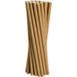 The Jumbo Paper Straws, Brown by Abena Re-Seller GmbH stand upright and slightly fanned out, making the white inner surfaces visible at the top ends.
