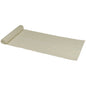 A roll of cream-colored fabric is partially unrolled on a flat surface - ideal for lining with Abena Re-Seller GmbH trash bags 120 L, 700x1100 mm, 45 my LDPE, Transparent (roll with 10 bags) for additional cleanliness and comfort.