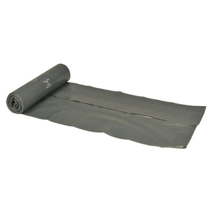 A roll of garbage bags for Sækko Boy 40, 35 my LLDPE from Abena Re-Seller GmbH is partially unrolled, with an extended bag visible on a white background.