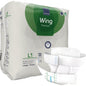 Pictured is a pack of ABENA Wing Premium by Abena Re-Seller GmbH (Large, 15 pieces). A brief is shown at the front to emphasize its design for protection and comfort.