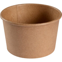 A cup, 240 ml, ø 9.7 cm, from Abena Re-Seller GmbH is shown in brown kraft/PE on a white background. The cup has a smooth surface and a rolled rim. The package contains 50 pieces.