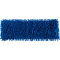 A rectangular blue microfiber mop ENA Chenille from Abena Re-Seller GmbH with textured chenille strands for effective cleaning, shown flat on a white background.