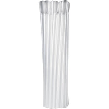 A pack (250 pieces) of transparent reusable straws with a spoon from Abena Re-Seller GmbH, 21 cm long and 8 mm in diameter made of PP - ideal as an eco-friendly alternative, tightly grouped upright with slightly uneven ends.