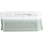 A rectangular white Abena Re-Seller GmbH wet wipes pack (80 pieces, with lid, 20x27 cm) is depicted from the back and shows a barcode, product information in several languages, symbols, and abena.com.