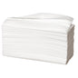 A pack of 153 Abena Re-Seller GmbH paper towels, 2-ply, white, each 23x31 cm, is neatly stacked in front of a solid-colored background.